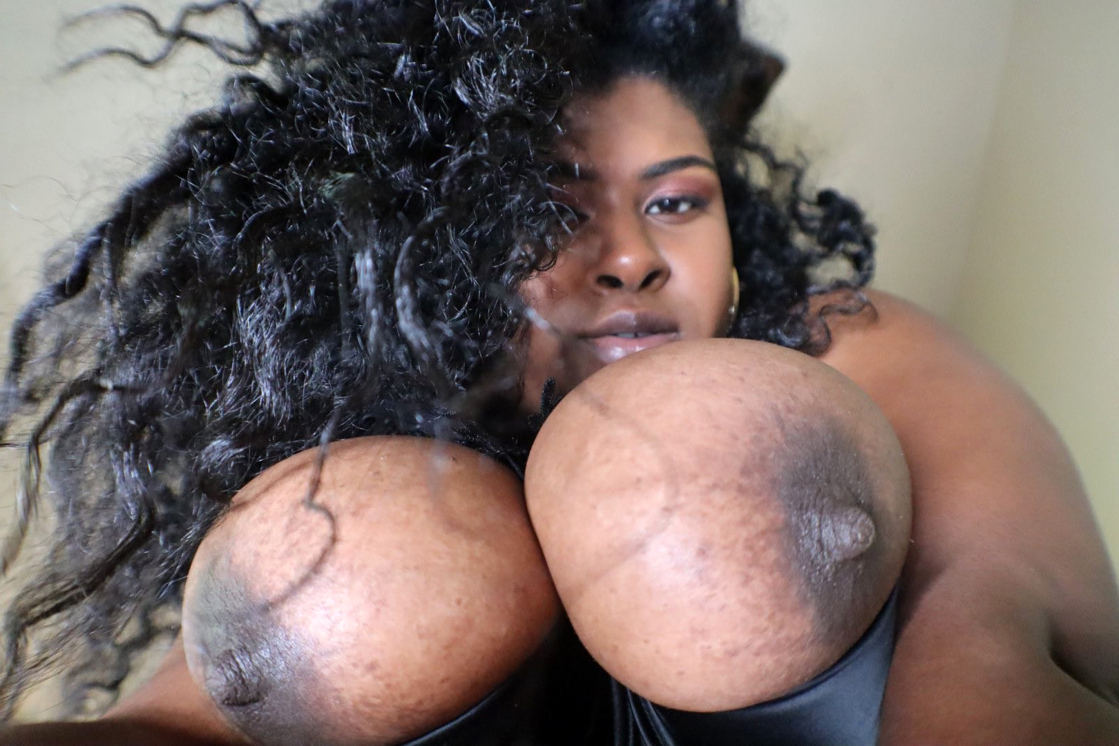 gorgeous hard ebony nipples