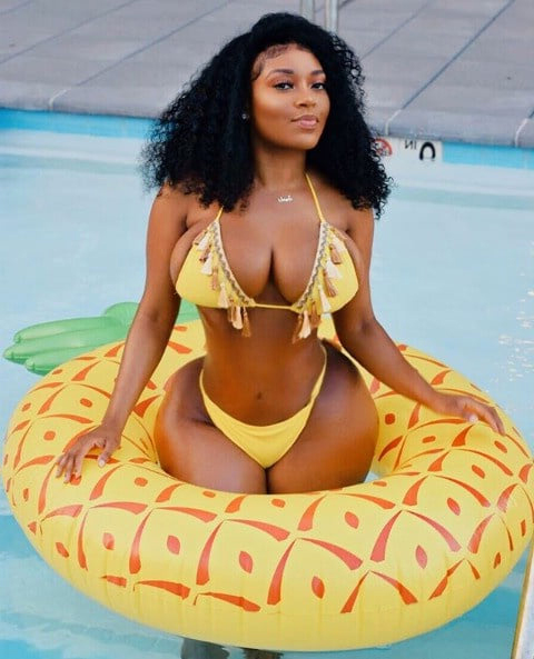 hot ebony bikini babes blandishment
